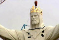 Самую большую статую Христа высотой 36 метров установили в Польше Самую большую статую Христа высотой 36 метров установили в Польше