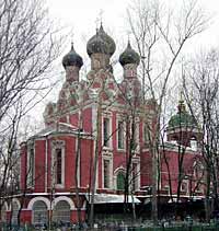 Церковь Тихвинской иконы Божией Матери в селе Алексеевском. Фото с сайта Храмы Москвы.