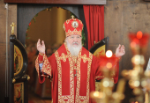 Патриаршее служение в домовом храме МГУ в день памяти святой мученицы Татианы. Хиротония архимандрита Аристарха (Яцурина) во епископа Николаевского Патриаршее служение в домовом храме МГУ в день памяти святой мученицы Татианы. Хиротония архимандрита Аристарха (Яцурина) во епископа Николаевского