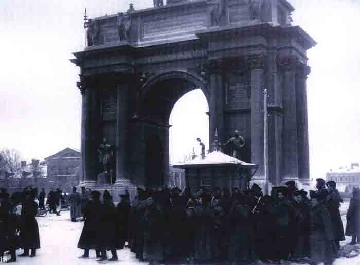 9 января 1905 г. У Нарвских ворот до начала шествия