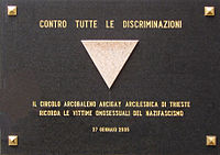 Memorial to Gay Victims of the Holocaust in Risiera di San Sabba.jpg